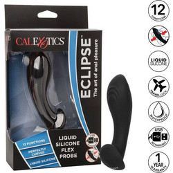 CalExotics Exlipse Flex Probe Πρωκτικός Δονητής Ασύρματος 9cm Μαύρος D-233073