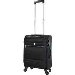 Dielle 350/55 Βαλίτσα Καμπίνας 55x38x19cm με 4 Ρόδες Μαύρη