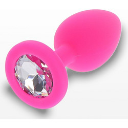 ToyJoy Diamond Booty Small Πρωκτική Σφήνα Diamond Plug 7cm Ροζ