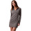 Calvin Klein Mini Καθημερινό Φόρεμα Ριπ Ανθρακί LV047D214G-P7E