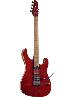 Eko Guitars Aire 801 Ηλεκτρική Κιθάρα ST Style με Μαγνήτες HSS & Ταστιέρα Maple Red Flamed