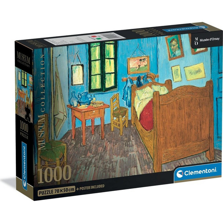 Puzzle Clementoni Museum Collection Vincent Van Gogh Το Δωμάτιο του Van