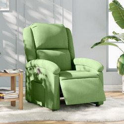 vidaXL Πολυθρόνα Relax με Υποπόδιο Ανακλινόμενη Βελούδινη Πράσινη 3204281