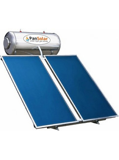 PanSolar Ηλιακός Θερμοσίφωνας 150lt 3m² Glass Διπλής Ενέργειας Κεραμοσκεπής