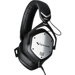V-MODA VMH-D1 Roland Ενσύρματα Ακουστικά Studio Over Ear Μαύρα Ασημί