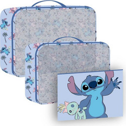Cerda Disney Stitch 2500003499 Σετ Παιδικό Νεσεσέρ Ταξιδίου Γαλάζιο