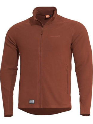 Pentagon Ανδρική Ζακέτα Fleece με Φερμουάρ Κόκκινη K08033