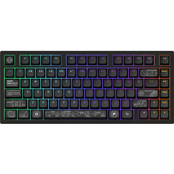 Dark Project ALU81A Terra Nova Ασύρματο Μηχανικό Gaming Πληκτρολόγιο TenKeyLess με G3ms Moonstone Διακόπτες RGB Black
