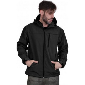 Ergoline Ανδρικό Μπουφάν Χειμωνιάτικο Softshell Μαύρο 5301-590