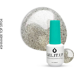 Gel.It.Up STF04 Top Coat Glitter Ημιμόνιμο Βερνίκι Νυχιών 15ml