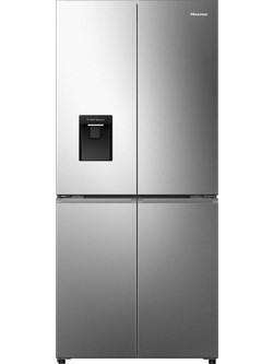 Hisense RQ5P470SMIE Ψυγείο Ντουλάπα 460lt No Frost Υ178.5xΠ79.4xΒ69.8cm Inox
