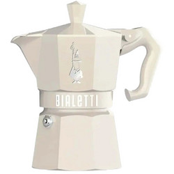 Bialetti Moka Express Exclusive 3 Μπρίκι Espresso 3Cups Μπεζ