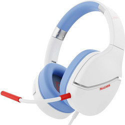 Sades Spower Gaming Headset Over Ear White Blue
