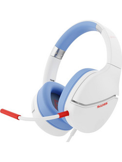 Sades Spower Gaming Headset Over Ear White Blue