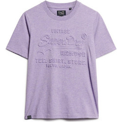 Superdry Γυναικείο Αθλητικό T-Shirt Λιλά W1011508A-1WT