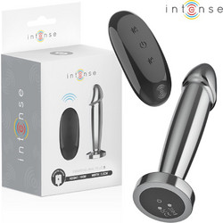 Intense Small Πρωκτικός Δονητής Ασύρματος 10cm Ασημί D-243390