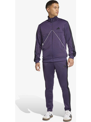 Adidas Sportswear Tricot Tiro Ανδρικό Σετ Φόρμας με Λάστιχο Μωβ JX5556