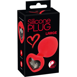 You2Toys Heart Large Πρωκτική Σφήνα Diamond Plug Κόκκινη