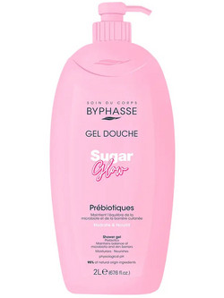 Byphasse Sugar Glow Prebiotic Αφρόλουτρο σε Gel 2lt