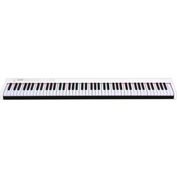 Costway MU10099DE-WH Αρμόνιο με 88 Βαρυκεντρισμένα Πλήκτρα