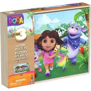 Παιδικό Puzzle Spin Master Dora The Explorer 3x24 Κομμάτια