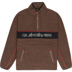 Quiksilver Ανδρικό Φούτερ με Τσέπες Καφέ EQYPF03064-CSD0