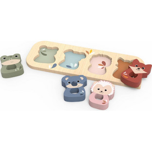 Παιδικό Puzzle Speedy Monkey Ξύλινο Ζωάκια 4 Κομμάτια SP1029