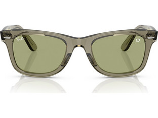 Ray-Ban RB2140 68694E Γυναικεία Γυαλιά Ηλίου Τετράγωνα Κοκάλινα Πράσινα με Πράσινο Φακό