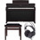 Yamaha CLP-845 Set Ηλεκτρικό Πιάνο Όρθιο με 88 Βαρυκεντρισμένα Πλήκτρα Brown
