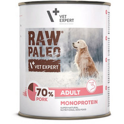 VetExpert Raw Paleo Adult Monoprotein with Pork 800gr