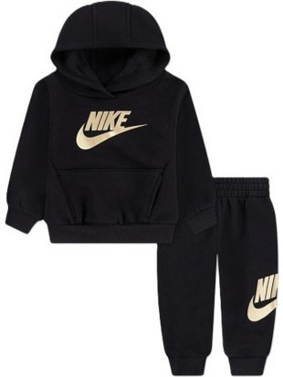 Nike Παιδικό Σετ Φόρμας Μαύρο Χρυσό 86L135-G0G