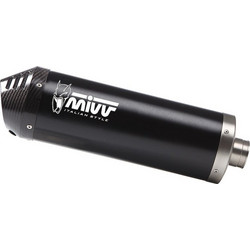 MIVV Oval Τελικό Εξάτμισης για QJ Motor SRT 800 με Σιγαστήρα Black