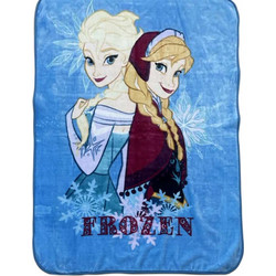 Γαρύφαλλο Παιδική Κουβέρτα Βελουτέ Frozen 160x220 Μπλε