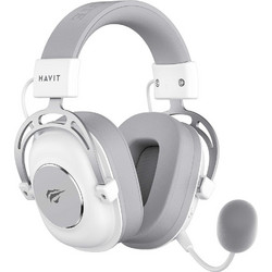 Havit H2002YG Ασύρματο Gaming Headset Over Ear White