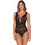 Luna Αμάνικο Γυναικείο Κορμάκι String Μαύρο 84210