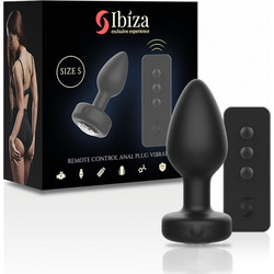 Ibiza Small Πρωκτική Σφήνα Diamond Plug για Μασάζ Προστάτη 6cm Μαύρη