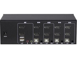 Inter-Tech KVM Switch AC-42HUS HDMI USB 2.0 Audio