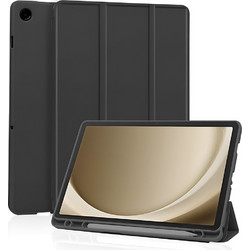 Techsuit Flex Trifold with Pencil Holder Black (Samsung Galaxy Tab A9+ / A11+)