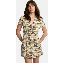 RVCA Mini Καλοκαιρινό Καθημερινό Φόρεμα Μεταξωτό Μπεζ AVJWD00258-CRE