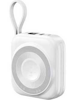 WiWu P055 Cube Wireless Magsafe Power Bank 10000mAh 15W με Θύρα USB-A Space Grey