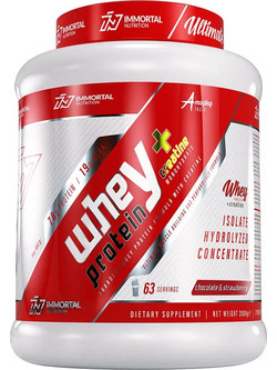 Immortal Nutrition Whey & Creatine Chocolate Strawberry Πρωτεΐνη Ορού Γάλακτος Γράμμωσης 2kg