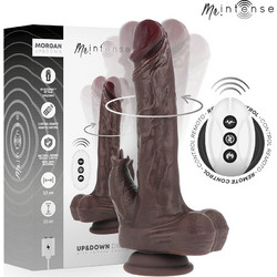 Intense Mr. Intense Morgan Vibrator Ρεαλιστικός Δονητής για Ζευγάρια με Τηλεχειριστήριο 23cm Καφέ