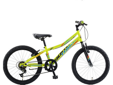 Polar Booster Turbo 200 2025 Παιδικό Ποδήλατο Πόλης 20" Αλουμινίου με 6 Ταχύτητες Lime