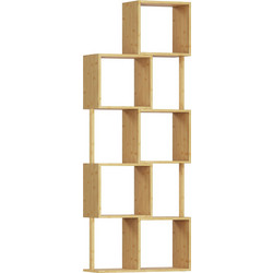 HOMCOM Βιβλιοθήκη 62.5x23x165cm 836-655V00ND