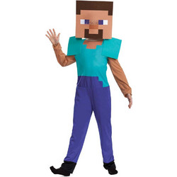 Αποκριάτικη Παιδική Στολή Minecraft Steve 319644
