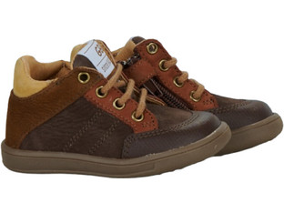 GBB Παιδικά Sneakers Μποτάκια Καφέ AM153-24
