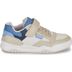 Geox Perth Παιδικά Sneakers Μπεζ Γαλάζια J367RE054FUC5014