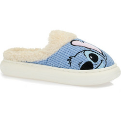 Cerda Lilo & Stitch Χειμερινές Παιδικές Παντόφλες για Κορίτσι Μπεζ Γαλάζιες 2300006995
