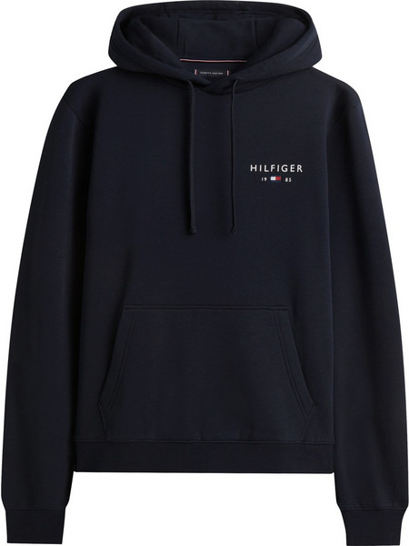 Tommy Hilfiger Ανδρικό Φούτερ με Κουκούλα & Τσέπες Navy Μπλε MW0MW41429-DW5