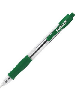 Stanger Stranger Softgrip Στυλό Διαρκείας 0.7mm Πράσινο 10τμχ